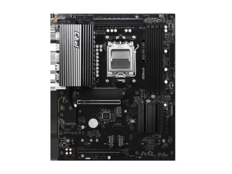 ASRock B850 Pro-A WiFi AMD B850 ATX Motherboard – Socket AM5 for Ryzen 7000/8000/9000, 4x DDR5 DIMM up to 256 GB, PCIe 5.0 x16 & PCIe 4.0 x4, 4x M.2 & SATA3, Wi-Fi 6E 802.11ax + Bluetooth 5.2, 2.5 Gb Ethernet, HDMI 2.1 & USB-C DP-Alt, Realtek ALC897 7.1 Audio – High-Performance Gaming/Creator Board - Featured Image