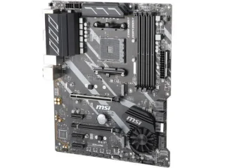MSI X570-A PRO AMD X570 ATX Motherboard – Socket AM4 for Ryzen 2000/3000/5000 Series, DDR4 Dual Channel up to 4400+ MT/s, 4x DIMM, 2x M.2 (PCIe 4.0/3.0), 6x SATA 6Gb/s, PCIe 4.0 x16 + x4, Realtek 8111H Gigabit LAN, HDMI 1.4, USB-C Gen2 + USB 3.2/2.0 Ports, 7.1-Channel HD Audio with Audio Boost – Professional Workstation & Gaming Board