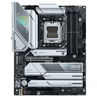ASUS PRIME X670E-PRO WIFI AMD X670E ATX Motherboard – AM5 Socket, DDR5-6400+ Dual-Channel, 4x M.2 & 8x SATA Storage, PCIe 5.0 & PCIe 4.0 Expansion, Wi-Fi 6E (802.11ax) & Bluetooth 5.2, 2.5 Gb LAN, USB 3.2 Gen2x2 Type-C, Realtek 7.1 Audio