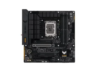 ASUS TUF GAMING B760M-PLUS WIFI D4 Micro-ATX Motherboard – Intel B760 Chipset, LGA1700 for 14th/13th/12th Gen Core, DDR4 up to 5333(OC), Wi-Fi 6 & Bluetooth 5.2, 2x M.2 PCIe 4.0, 4x SATA 6Gb/s, Realtek 2.5Gb LAN, USB 3.2 Gen 2x2 Type-C, HDMI & DisplayPort
