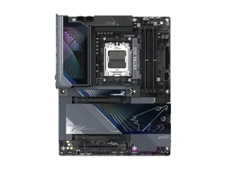 Gigabyte X870E AORUS MASTER X3D Motherboard – AMD X870E ATX Board with Socket AM5, DDR5-9000 MHz Support, 5x PCIe M.2 Slots, Wi-Fi 7, Dual USB4 Type-C, 10GbE & 5GbE LAN, Advanced Digital 18+2+2 VRM, PCIe EZ-Latch Plus Duo, M.2 EZ-Latch, HDMI 2.1, Realtek LAN & MT7927 Wi-Fi 7 Antenna