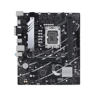 ASUS PRIME B760M-K D4 Micro-ATX Motherboard – Intel B760 LGA1700 DDR4 Board with 2x M.2 PCIe 4.0, Dual DIMM DDR4-5333(OC), 2.5Gb LAN, HDMI 2.1 & VGA, 7.1 Audio, SATA 6Gb/s, USB 3.2 Gen1 & USB 2.0 Ports, UEFI BIOS – Compact PC Build