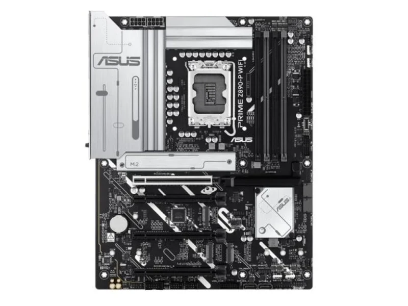 ASUS PRIME Z890-P WIFI ATX Motherboard – Intel Z890 LGA 1851 Board with DDR5 Memory Support, 4x M.2 (PCIe 5.0/4.0), Wi-Fi 7 (802.11be) + Bluetooth 5.4, 2.5 Gb LAN, Thunderbolt 4/USB-C, HDMI 2.1 & DisplayPort, PCIe 5.0 x16, SATA 6 Gb/s & USB 3.2 Gen2 – High-Performance Intel Core Ultra Builds - Featured Image