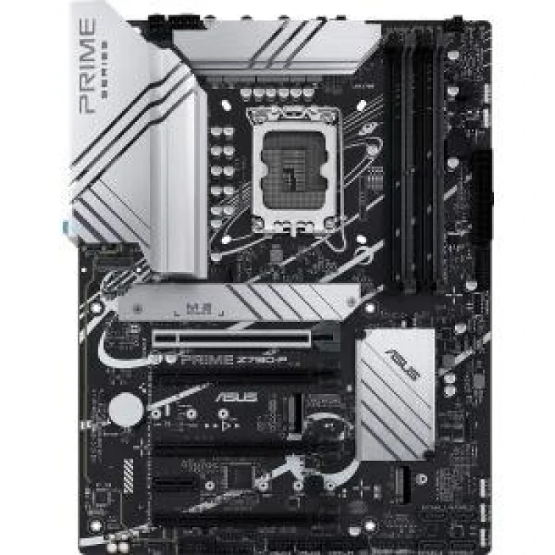 ASUS PRIME Z790-P ATX Motherboard – Intel Z790 LGA1700 DDR5 Board with 4x DIMM (up to DDR5-7200), 3x M.2 PCIe Slots, 2.5 Gb Ethernet, Wi-Fi, USB 3.2 Gen2x2 Type-C & USB4/Thunderbolt Support, PCIe 5.0 x16, HDMI & DisplayPort, SATA 6 Gb/s, ASUS UEFI BIOS for Gaming & Workstation Builds - Featured Image