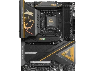 MSI MEG Z890 ACE ATX LGA1851 Motherboard – Intel Z890 Chipset, Supports Intel Core Ultra Series 2, 4x DDR5 UDIMM up to 9200+ MT/s, 5x M.2 PCIe Slots, 3x PCIe x16 Expansion, Wi-Fi 7 & BT 5.4, Marvell 10 Gb Ethernet, Dual Thunderbolt 4, USB 3.2 Gen2/Gen2x2 Type-C & USB-A, HDMI 2.1, High-End Gaming/Creator Board