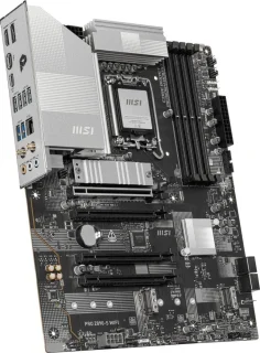 MSI PRO Z890-S WIFI ATX Motherboard – Intel Z890 LGA1851, DDR5 UDIMM up to 8800+ MT/s OC, Wi-Fi 7 Wireless & Bluetooth 5.4, Thunderbolt 4 USB-C, 2.5Gb LAN, 3x M.2 & SATA III, PCIe 5.0 x16, Realtek ALC897 7.1 Audio, ATX 12″x9.6″ Board – Professional Series PC Component