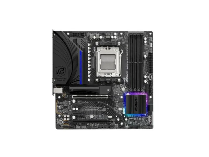 ASRock B650M PG Riptide Micro-ATX Motherboard – AMD B650 AM5 Board, Supports Ryzen 7000/8000 CPUs, DDR5 up to 7200+ MHz OC, Dual PCIe 4.0 x16 + PCIe 3.0 x1, Integrated 2.5G LAN (Dragon RTL8125BG), Realtek 7.1 Audio, HDMI & DisplayPort, 2 M.2 & 4 SATA, USB 3.2 Gen2 Type-A/Type-C - Featured Image
