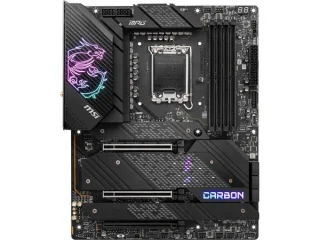 MSI MPG Z690 CARBON WIFI ATX Motherboard – Intel Z690 Chipset LGA1700 for 12th/13th/14th Gen Core CPUs, DDR5 Memory Support up to 6666+ MHz (OC), PCIe 5.0 & PCIe 4.0 Expansion, Intel Wi-Fi 6E & Bluetooth, 2.5 Gb LAN, 5x M.2 + SATA Storage, USB 3.2 Gen2x2 Type-C + Multiple USB Ports, Realtek ALC4080 Audio, Pre-Installed I/O Shield – Premium Gaming Board