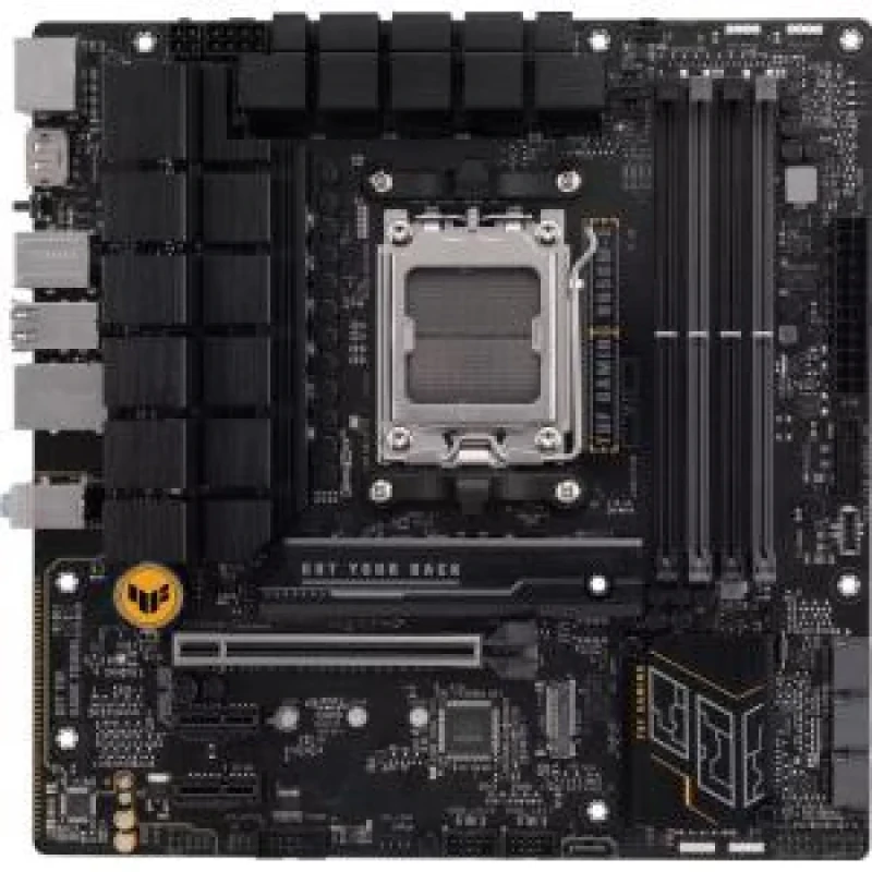 ASUS TUF GAMING B650M-E AM5 Micro-ATX Motherboard – AMD B650 Chipset, Socket AM5 for Ryzen 7000 Series, DDR5 up to 6400 MHz, 4x DIMM 128 GB, 2x M.2 & SATA III, Realtek 2.5 Gb LAN, 2x DisplayPort + HDMI, PCIe 4.0, 7.1-Channel Audio, UEFI BIOS – Black - Featured Image