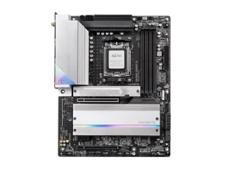 Gigabyte B650 AERO G AMD B650 AM5 ATX Motherboard – Socket AM5 for Ryzen 7000/8000/9000, DDR5 up to 8000 MT/s (4x DIMM), PCIe 5.0 x16 & PCIe 4.0 M.2 (3x), 2.5 GbE LAN, Wi-Fi 6E & Bluetooth 5.2, HDMI 2.1 & DisplayPort, USB 3.2 Gen2 Type-A/C, SATA 6 Gb/s, UEFI BIOS