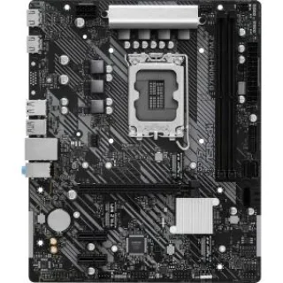 ASRock B760M-H2/M.2 Micro-ATX Intel B760 LGA1700 DDR5 Motherboard, Dual HDMI 2.0 Video, 2.5Gb LAN, 4 SATA III & 2x PCIe Gen4 M.2, 6 USB 3.2 Gen1 + USB 2.0 Ports, Realtek ALC897 Audio, Dual DDR5 Slots up to 7200+ OC