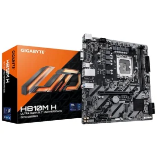 Gigabyte H810M H Intel H810 Micro ATX Motherboard – LGA1851 Socket for Intel Core Ultra (Series 2) CPUs, DDR5-6400 Support, 2x DIMM, PCIe 4.0 x16, M.2 PCIe 4.0, Realtek GbE LAN, HDMI & D-Sub, USB 3.2 Gen1