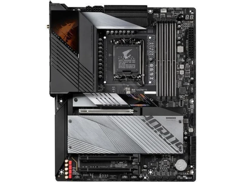 Gigabyte Z690 AORUS ULTRA ATX Motherboard – Intel Z690 chipset, LGA1700 for 12th/13th Gen Core CPUs, DDR5 up to 6200 MT/s, 3x PCIe x16 & PCIe 5.0, 4x M.2 & 6x SATA, Intel Wi-Fi 6 & Bluetooth 5.2, 2.5 GbE LAN, USB 3.2 Gen2x2 Type-C/A, RGB Fusion 2.0, Smart Fan 6, Q-Flash Plus – high-performance gaming and enthusiast board - Featured Image