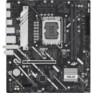 ASUS PRIME H810M-A WIFI Intel H810 Micro-ATX Motherboard – LGA 1851 Socket for Intel Core Ultra Series, 2x DDR5 DIMM up to 96 GB, Dual PCIe 4.0 M.2 & PCIe 4.0 x16, 4x SATA 6 Gb/s, Wi-Fi 6 (802.11ax) & Bluetooth 5.3, Intel 1 Gb Ethernet, USB 10 Gbps Type-A & USB 5 Gbps Type-C, HDMI 2.1 & DisplayPort, Aura Sync RGB – Compact DDR5 Board with High-Speed Connectivity