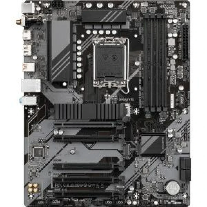 GIGABYTE B760 DS3H AX Intel B760 ATX Motherboard – LGA 1700 Socket for 12th/13th/14th Gen Intel CPUs, DDR5 Dual-Channel, 4x DIMM, 2x PCIe 4.0 M.2, Wi-Fi 6E & Bluetooth, GbE LAN, USB 3.2 Gen2x2 Type-C, HDMI & DisplayPort, PCIe EZ-Latch - Featured Image