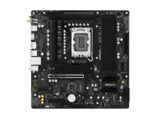 ASRock B860M Pro-A WiFi Micro-ATX Motherboard – Intel B860 LGA1851 Support for Intel Core Ultra Series 2 CPUs, Dual-Channel DDR5 up to 8666+ (OC), PCIe 5.0 x16 & PCIe 4.0 x4, Wi-Fi 6E & Bluetooth 5.3, 2.5 Gb Ethernet, HDMI & DisplayPort, 4x SATA3 & 3x M.2 Storage, USB 3.2 Gen2 Type-C & Multiple USB Ports