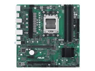 ASUS Pro B650M-CT-CSM Micro-ATX AM5 Motherboard – AMD B650 Chipset, AM5 Socket for Ryzen 7000 Series, DDR5 up to 6400 MHz (4x DIMM), 2x M.2 (PCIe 5.0 & PCIe 4.0), 4x SATA III RAID, Gigabit Ethernet LAN, USB-C 3.2 Gen 2 & USB 3.2, HDMI 2.1 & DisplayPort, Business-Class Management (ASUS CSM)