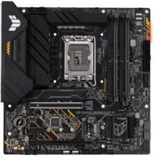 ASUS TUF GAMING B660M-PLUS D4 Micro-ATX Motherboard – Intel B660 Chipset, LGA1700 Socket for 14th/13th/12th Gen Intel Core/Pentium/Celeron CPUs, DDR4 up to 5333 MHz (OC), PCIe 5.0 x16 & PCIe 4.0 M.2, Dual M.2 with Heatsinks, Realtek 2.5 Gb Ethernet, USB 3.2 Gen2x2 Type-C, Aura Sync & AI Noise-Cancelation