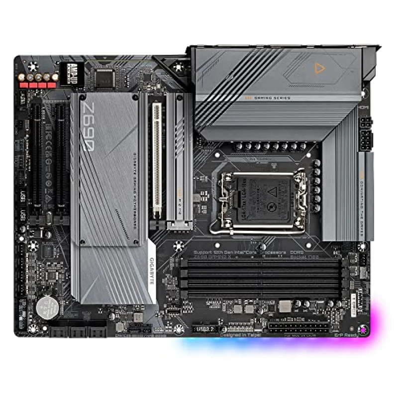 Gigabyte Z690 GAMING X DDR4 ATX Motherboard – Intel Z690 Chipset, LGA1700 for 12th/13th Gen Intel Core, DDR4 Memory Support, 4x DIMM DDR4, PCIe 5.0 & PCIe 3.0 x16, 4x M.2 NVMe & 6x SATA, 2.5 GbE LAN, HDMI 2.1 & DisplayPort, USB 3.2 Gen2/Gen1 & USB-C, Realtek ALC1220-VB 7.1 Audio, RGB Fusion 2.0, Q-Flash Plus - Featured Image