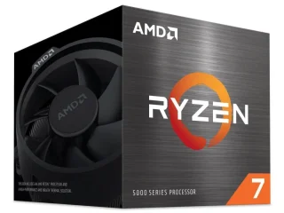 AMD Ryzen 7 5700 8-Core / 16-Thread Desktop Processor 3.7 GHz (4.6 GHz Boost) AM4 Socket, 16 MB L3 & 4 MB L2 Cache, PCIe 3.0, DDR4-3200 Support, Boxed Retail CPU with Wraith Stealth Cooler Included – High-Performance Zen-3-Based PC Upgrade