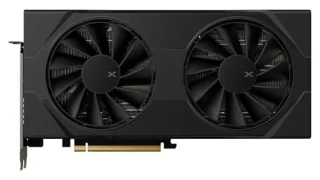 XFX Radeon RX 9060 XT Swift OC 8GB GDDR6 Dual-Fan Graphics Card – AMD RDNA 4 Radeon RX 9060 XT, 8 GB 20 Gbps VRAM, 128-bit Bus, Boost ~3320 MHz, PCIe 5.0 x16, Black Dual Fan Cooler, HDMI 2.1 + 2x DisplayPort 2.1, 270 mm 2-Slot Gaming GPU