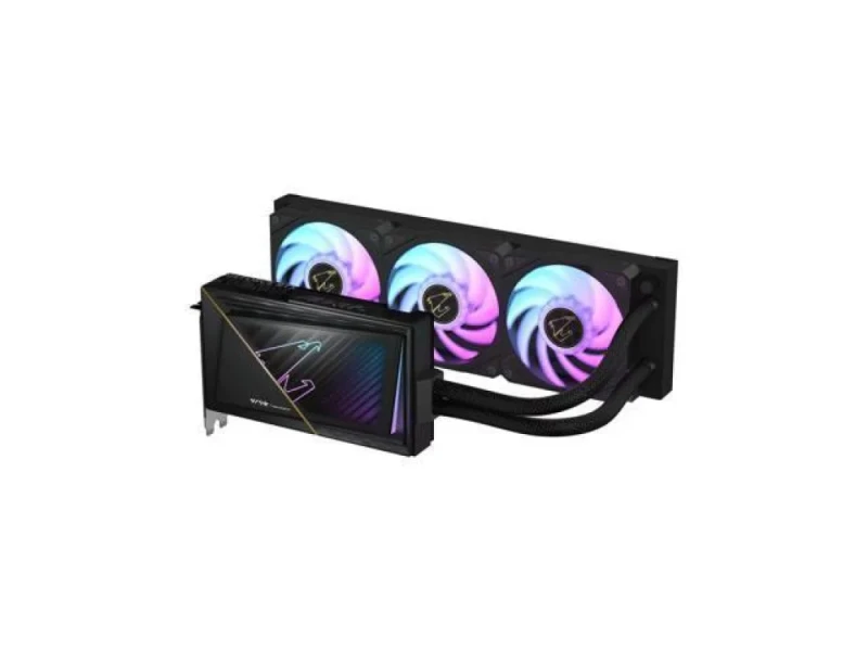 GIGABYTE AORUS XTREME WATERFORCE GeForce RTX 5080 16GB GDDR7 PCIe 5.0 Graphics Card – NVIDIA Blackwell GPU with 10,752 CUDA Cores, 256-bit 30 Gb/s VRAM, 2805 MHz Boost, WATERFORCE Triple-Fan AIO Cooling, HDMI 2.1b & 3x DisplayPort 2.1b, 220 mm High-Performance Black Gaming GPU - Featured Image