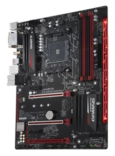 Gigabyte GA-AB350-GAMING 3 AMD B350 ATX Motherboard – AM4 Socket for Ryzen 1st/2nd/3rd Gen CPUs, DDR4 up to 64 GB, Realtek ALC1220 Audio, 6x SATA III, 1x M.2 PCIe, HDMI & DVI-D, Gigabit LAN, USB 3.1 Gen1/Gen2, RGB Fusion (ATX MB)