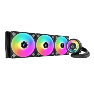 ARCTIC Liquid Freezer III 420 A-RGB - 200 - 1900 RPM, Black color, AIO Watercooler, 420mm radiator