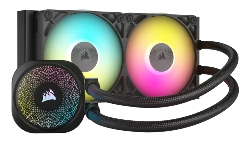 Corsair iCUE LINK TITAN 240 RX RGB - 300 - 2100 RPM, Black color, AIO Watercooler, 240mm radiator - Featured Image