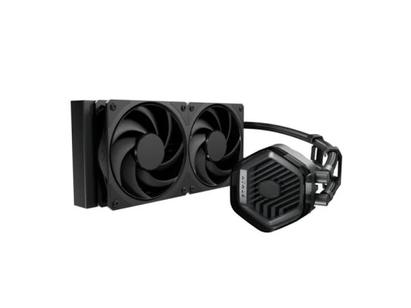 Cooler Master MasterLiquid 240 ATMOS Stealth - 1 - 2400 RPM, 30 dB, Black color, AIO Watercooler, 240mm radiator - Featured Image