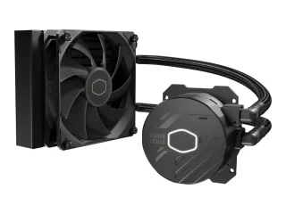 Cooler Master MasterLiquid 120L Core - 650 - 1750 RPM, 27.2 dB, Black color, AIO Watercooler, 120mm radiator