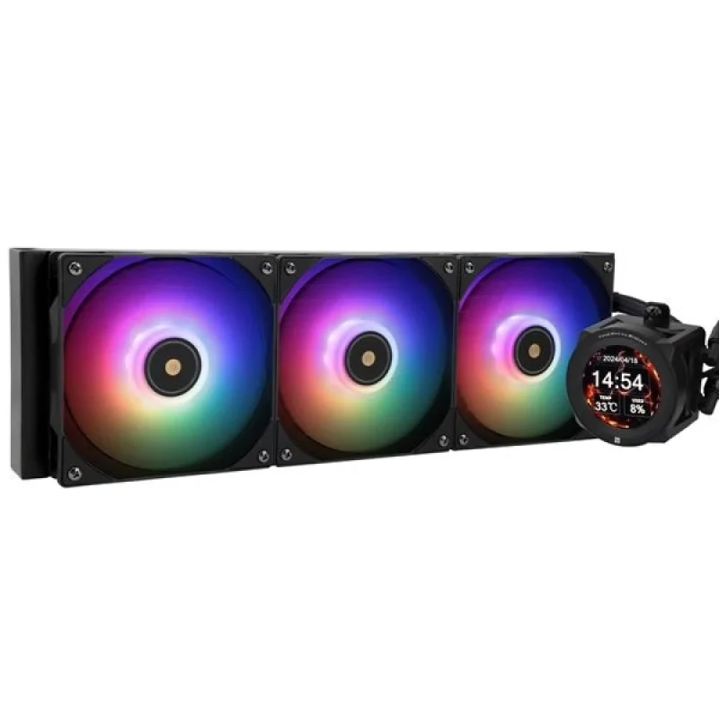 Thermalright Core Vision ARGB - 2000 RPM, 27.7 dB, Black color, AIO Watercooler, 360mm radiator - Featured Image