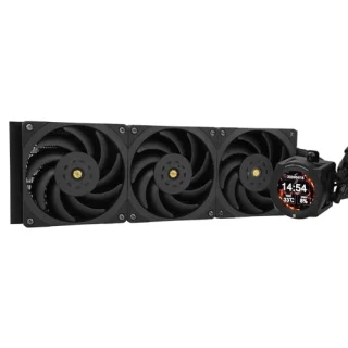 Thermalright Core Vision ARGB - 2000 RPM, 27.7 dB, Black color, AIO Watercooler, 360mm radiator