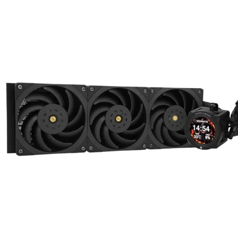 Thermalright Core Vision ARGB - 2000 RPM, 27.7 dB, Black color, AIO Watercooler, 360mm radiator - Featured Image