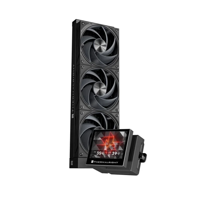 Thermalright Stream Vision - 2400 RPM, 31.4 dB, Black color, AIO Watercooler, 360mm radiator - Featured Image