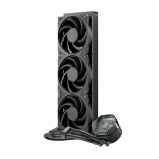 Cooler Master MasterLiquid 360 ATMOS Stealth - 1 - 2400 RPM, 30 dB, Black color, AIO Watercooler, 360mm radiator