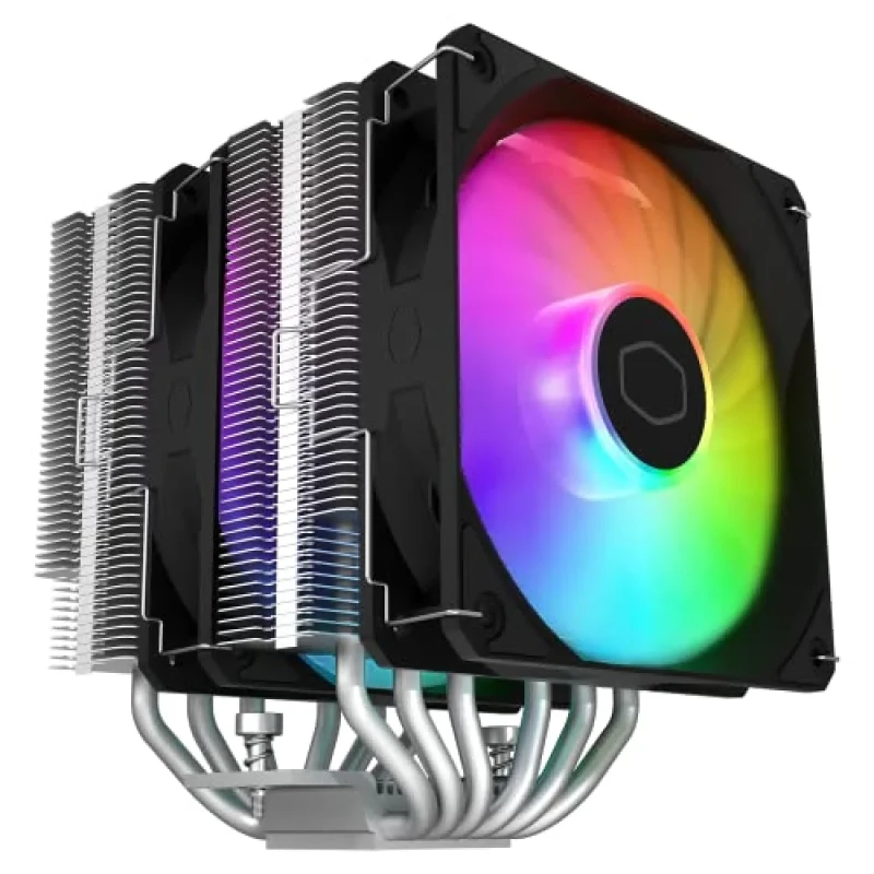 Cooler Master Hyper 620S - 350 - 1750 RPM, 27.2 dB, Black/Silver color, Air cooler - Featured Image