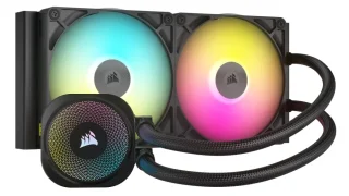 Corsair iCUE LINK TITAN 280 RX RGB - 300 - 1700 RPM, Black color, AIO Watercooler, 280mm radiator
