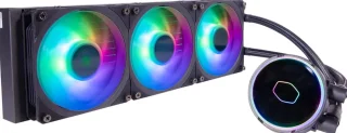 Cooler Master MasterLiquid PL360 FLUX - 32 dB, Black color, AIO Watercooler, 360mm radiator
