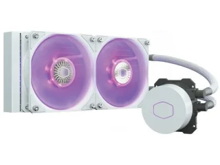 Cooler Master MasterLiquid ML240L V2 RGB - 650 - 1800 RPM, 8 - 27 dB, White/Black color, AIO Watercooler, 240mm radiator