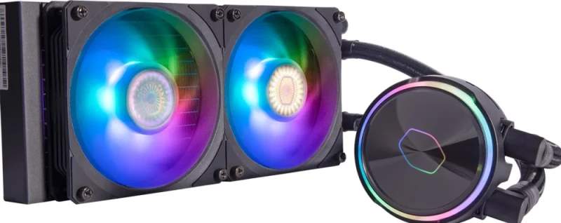 Cooler Master MasterLiquid PL240 FLUX - 32 dB, Black color, AIO Watercooler, 240mm radiator - Featured Image