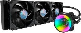 Cooler Master MasterLiquid ML360 Mirror - 650 - 1800 RPM, 8 - 27 dB, Black color, AIO Watercooler, 360mm radiator