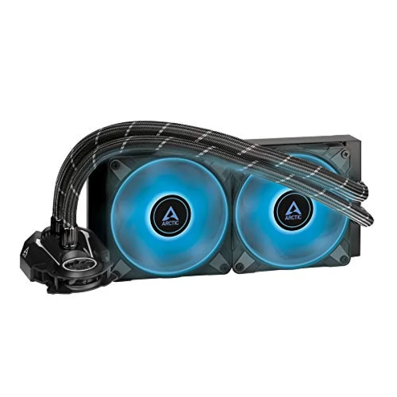 ARCTIC Liquid Freezer II 240 RGB - 200 - 1800 RPM, 22.5 dB, Black/Gray color, AIO Watercooler, 240mm radiator - Featured Image