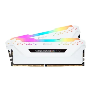Corsair Vengeance RGB Pro 32 GB - 2 x 16GB, DDR4 288-pin DIMM, 3200MT/s, CL16, White color