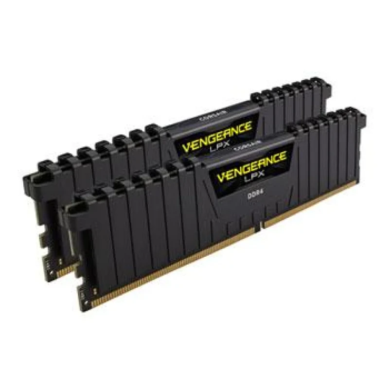 Corsair Vengeance LPX 32 GB - 2 x 16GB, DDR4 288-pin DIMM, 2133MT/s, CL13, Black / Yellow color - Featured Image