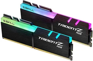 G.Skill Trident Z RGB 16 GB - 2 x 8GB, DDR4 288-pin DIMM, 3200MT/s, CL16, Black color