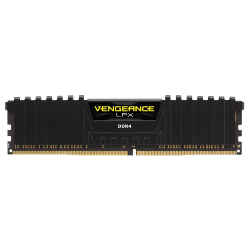 Corsair Vengeance LPX 16 GB - 1 x 16GB, DDR4 288-pin DIMM, 3200MT/s, CL16, Black / Yellow color - Featured Image