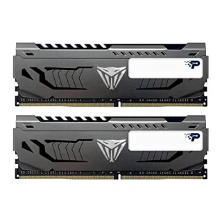 Patriot Viper Steel 32 GB - 2 x 16GB, DDR4 288-pin DIMM, 3200MT/s, CL16, Silver / Black color