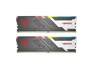 Patriot Viper Venom RGB 32 GB - 2 x 16GB, DDR5 288-pin DIMM, 6000MT/s, CL30, Black / Silver color