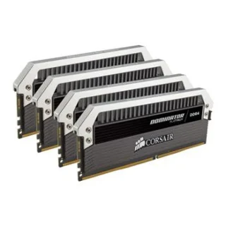 Corsair Dominator Platinum 64 GB - 4 x 16GB, DDR4 288-pin DIMM, 3200MT/s, CL16, Black / Silver color